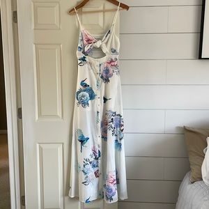 Maxi length floral dress size medium